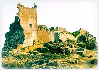 Trevejo, ruinas del castillo.